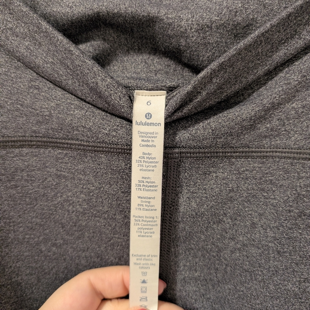 Lululemon/Train Times Legging Sz 6 - Picture 7 of 8